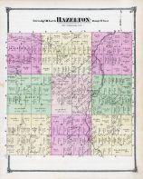 Hazelton Township, Hazelton P.O., Misteauguay Creek, Shiawassee County 1875